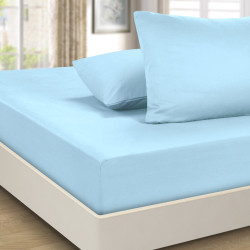 Простыня Valtery "PRC-R-27", 180x200, сатин, на резинке (PRC-R-27-1475)