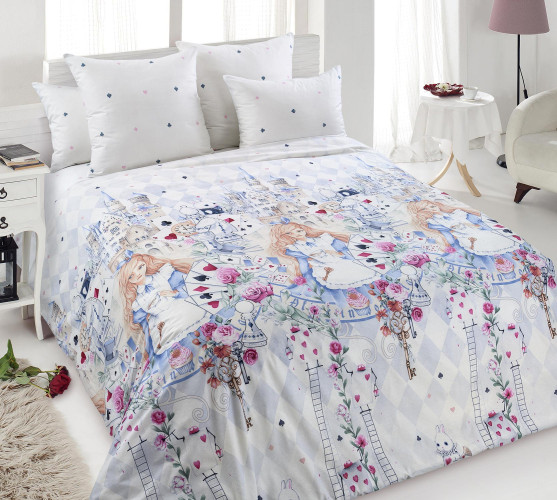 Постельное белье Королевское искушение (Текс-Дизайн) "Зазеркалье 1", 2-спальный, перкаль (3250ПН209751)