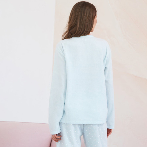 Пижама Arya Женская с Аппликацией Lazy Светло-Голубой, XL