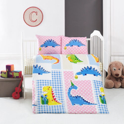 Постельное белье Arya Home &quot;Dino&quot;, детский, ранфорс, печатное (8680943078551)