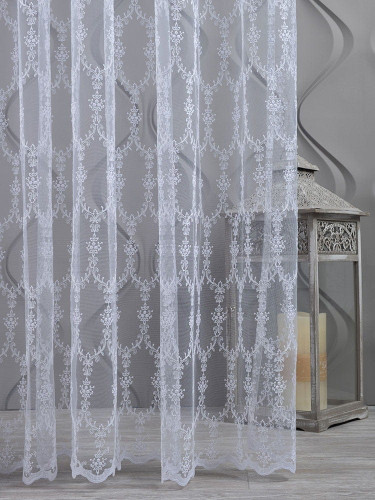 Штора Arya 400X280 LIKA V1-BEYAZ