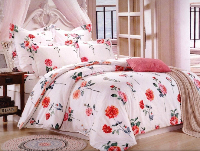 Постельное белье Valtery "CL-196", евро, сатин (CL-196-1253)