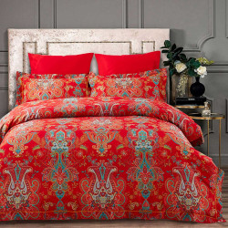 Постельное белье Arya Home "Serenada", семейный, сатин, печатное (8680943064455)