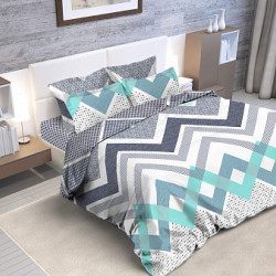 Постельное белье Valtery &quot;Зигзаги 3&quot;, 2-спальный, бязь (7709-3-1251)