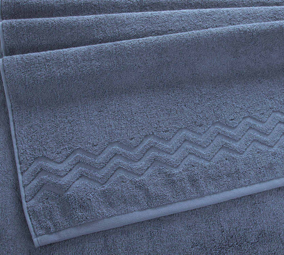 Полотенце Comfort Life (Текс-Дизайн) "Бремен деним", для ванной, 100x150, махровая ткань (БрмДн1015500)