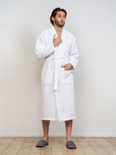 Халат Arya Home "Pamira", 2XL, вафельное полотно (8680943075031)