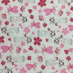 Постельное белье Текс-Дизайн &quot;Кошечка&quot;, детский, трикотаж, на молнии, на резинке (7136Ткош)