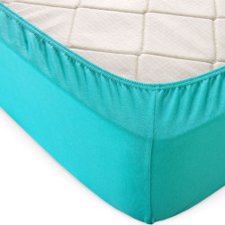 Простыня Текс-Дизайн &quot;Ментол&quot;, 140x200, трикотаж, на резинке (ш140200мент)