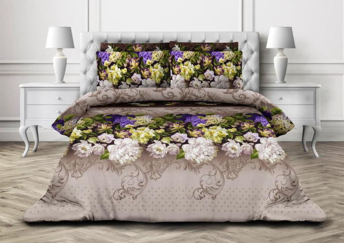 Постельное белье Valtery "AP-37", 1.5-спальный, поплин (AP-37-1249)