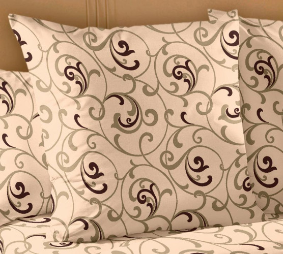 Наволочки Королевское искушение (Текс-Дизайн) "Вензель 2", 50x70, перкаль, 2 шт (01П2Н196052)