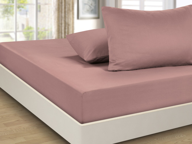 Простыня Valtery "PRC-R-40", 90x200, сатин, на резинке (PRC-R-40-1783)