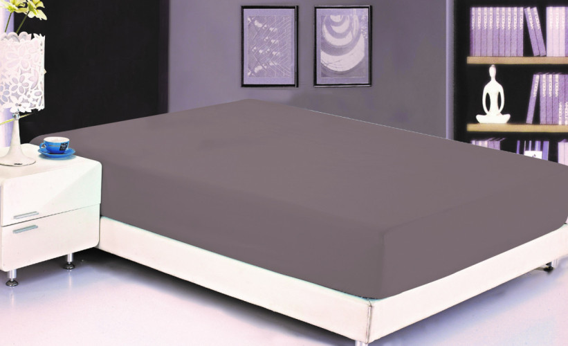 Простыня Valtery "PRC-R-40", 90x200, сатин, на резинке (PRC-R-40-1783)