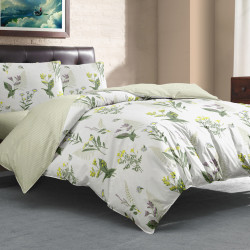 Постельное белье Cleo "Pure Cotton 283-PCE", семейный, поплин (41/283-PCE)