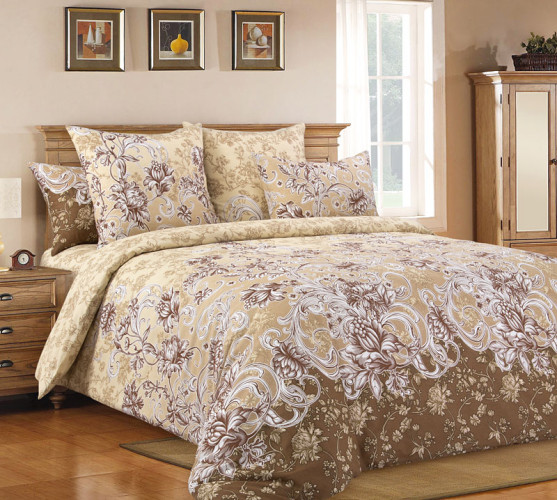 Постельное белье Valtery "Флорианна-4", 2-спальный, бязь (19837-4-1251)