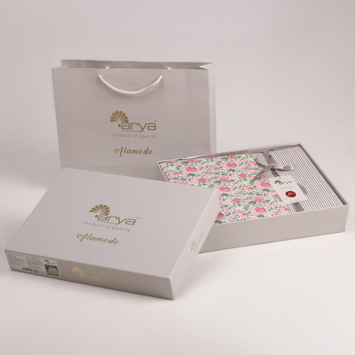 Постельное белье Arya Home "Bondi", 1.5-спальный, сатин, печатное (8680943078681)