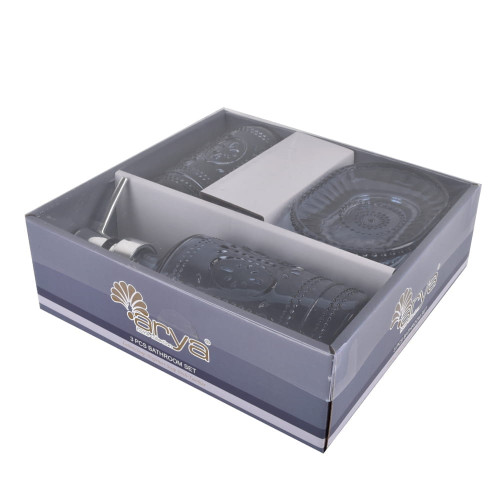 Набор Для Ванны Arya 3 Пр. Whine Синий