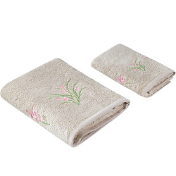 Набор полотенец Arya Home "Jaune", подарочные, 50x90, бамбук, 2 шт (8680943114013)