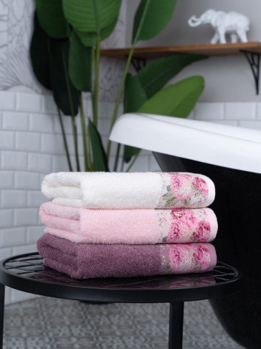 Полотенце Arya Home "Desima", для лица и рук, 50x90, махровая ткань (8680943037923)