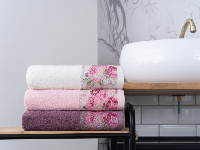 Полотенце Arya Home "Desima", для лица и рук, 50x90, махровая ткань (8680943037923)