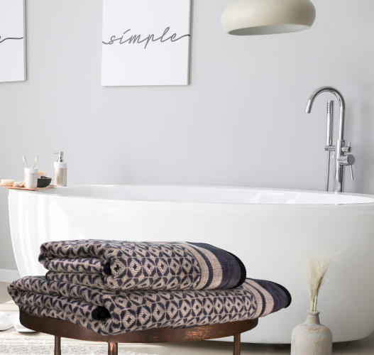 Полотенце Arya Home "Paulo", для ванной, 70x140, махровая ткань (8680943231611)