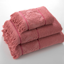 Полотенце Comfort Life (Текс-Дизайн) "Тоскана терракот", для ванной, 100x150, махровая ткань (ТскТр1015500)