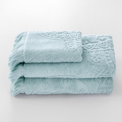 Полотенце Comfort Life (Текс-Дизайн) &quot;Византия нежно-оливковый&quot;, банное, 70x140, махровая ткань (ВзнНо70140аи)