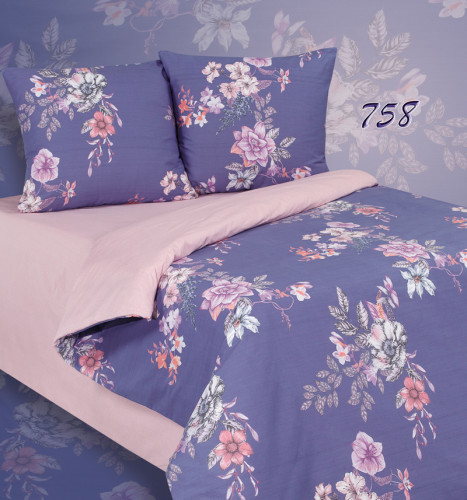 Постельное белье AlViTek (АльВиТек) "758-ПА", 2-спальный, поплин (АльВиТек-ПA-2-758)