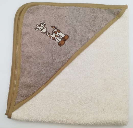 Полотенце Valtery "Giraf krem", 70x70, хлопок (Giraf krem-2228)