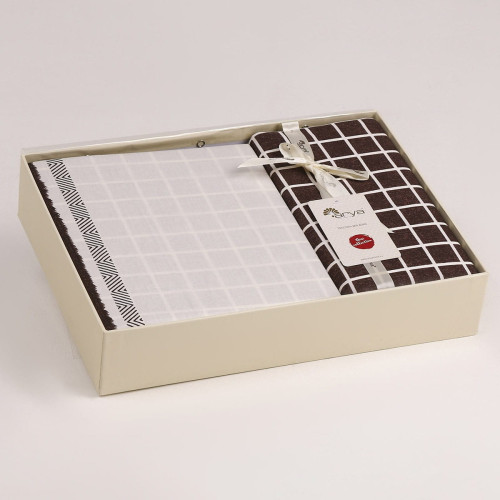 Постельное белье Arya Home "Afra", евро, сатин, печатное (8680943079268)