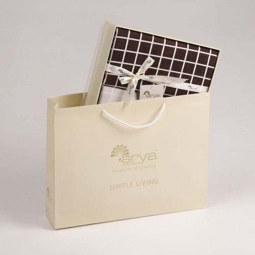 Постельное белье Arya Home "Afra", евро, сатин, печатное (8680943079268)