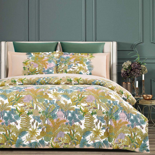 Постельное белье Arya Home "Orino", евро, сатин, печатное (8680943079886)