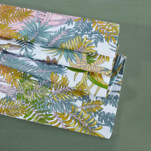 Постельное белье Arya Home "Orino", евро, сатин, печатное (8680943079886)