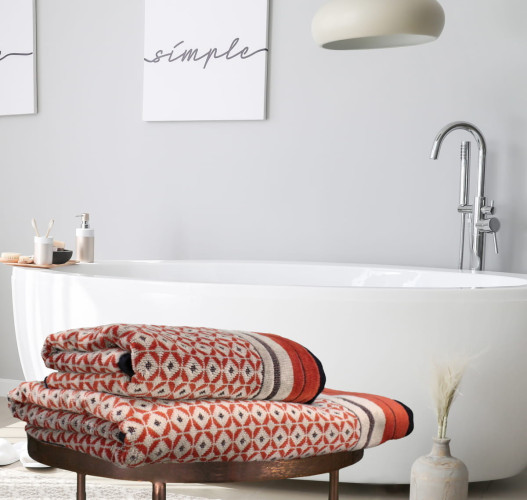 Полотенце Arya Home "Paulo", для ванной, 70x140, махровая ткань (8680943231598)