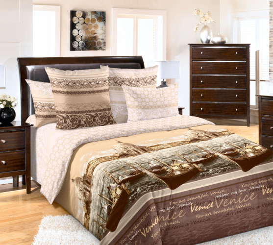 Простыня Королевское искушение (Текс-Дизайн) "Венеция компаньон 2", 220x240, перкаль (002П1193442П)