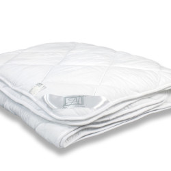 Одеяло легкое AlViTek (АльВиТек) &quot;FLUFFY DREAM&quot;, 200x220, микрофибра, искусственный лебяжий пух, стеганое (ОЖЛ-О-22-Белый)