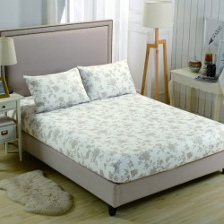 Простыня Valtery "PCT-R-231", 160x200, сатин, на резинке (PCT-R-231-1784)