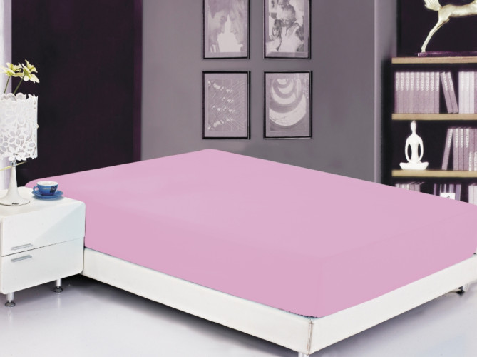 Простыня Valtery "PRC-R-25", 160x200, сатин, на резинке (PRC-R-25-1784)