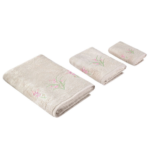 Набор полотенец Arya Home "Jaune", подарочные, 30x50, бамбук, 3 шт (8680943114020)