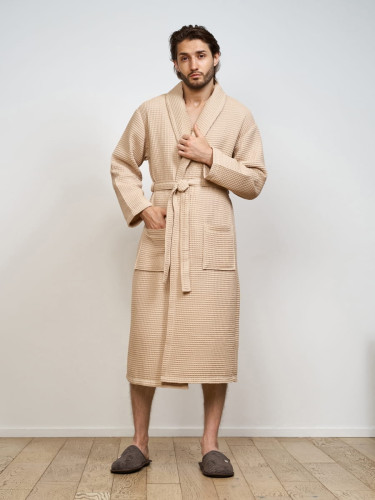 Халат Arya Home "Pamira", M, вафельное полотно (8680943075123)