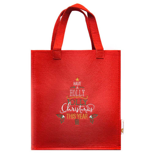 Сумка Arya из Фетра 22x25+7 Holly Красный