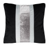 Чехол на подушку Arya Home "Preto", 45x45, велюр (8680943108821)