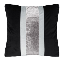 Чехол на подушку Arya Home &quot;Preto&quot;, 45x45, велюр (8680943108821)