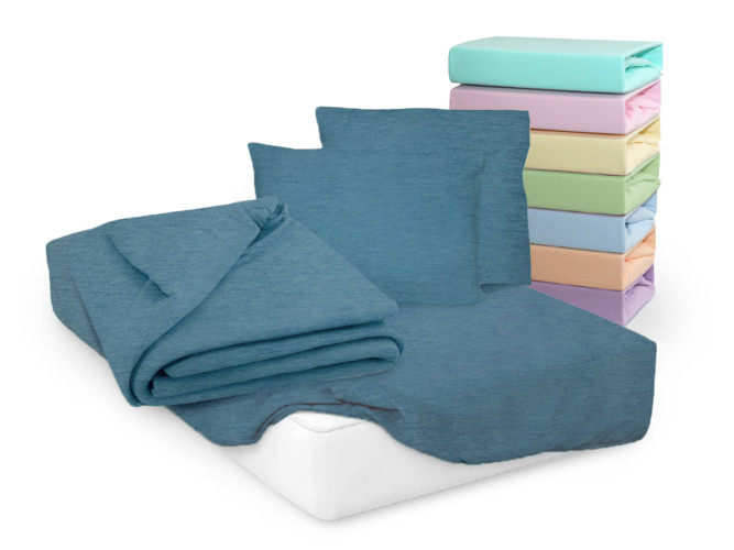 Простыня Cleo, 200x200, трикотаж, на резинке (20/25)