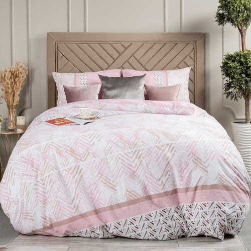 Постельное белье Arya Home "Zolan", евро, ранфорс, печатное (8680943093950)