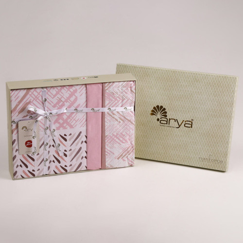 Постельное белье Arya Home "Zolan", евро, ранфорс, печатное (8680943093950)