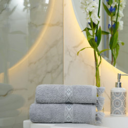 Полотенце Arya Home "Helen", банное, 70x140, махровая ткань (8680943211248)