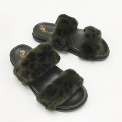 Тапочки Arya Женские, Wild, 39 Зеленый