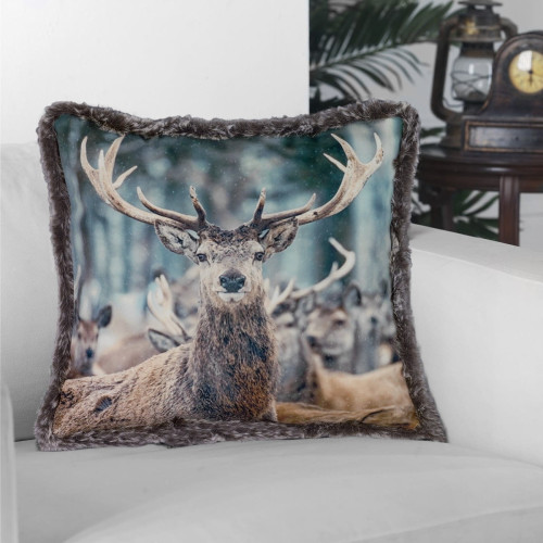 Чехол на подушку Arya Home "Doe", 45x45, полиэстер (8680943108838)