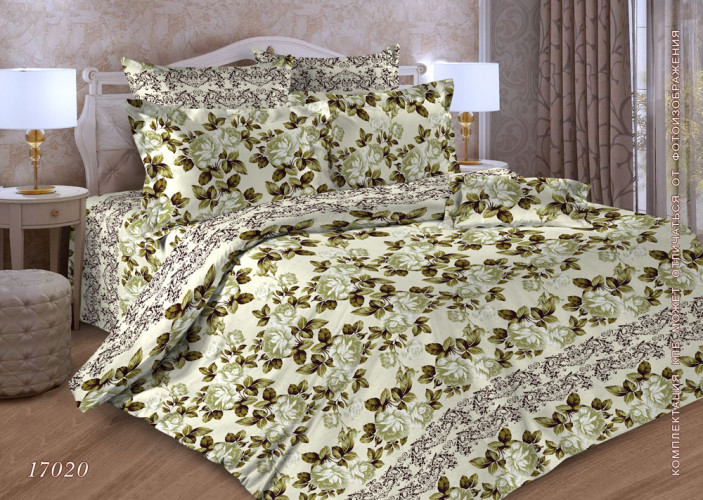 Постельное белье Чебоксарский Текстиль "Дизайн 17020 ГОСТ", семейный, бязь (17020-171)