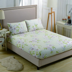 Простыня Valtery "PCT-R-233", 200x200, сатин, на резинке (PCT-R-233-1428)